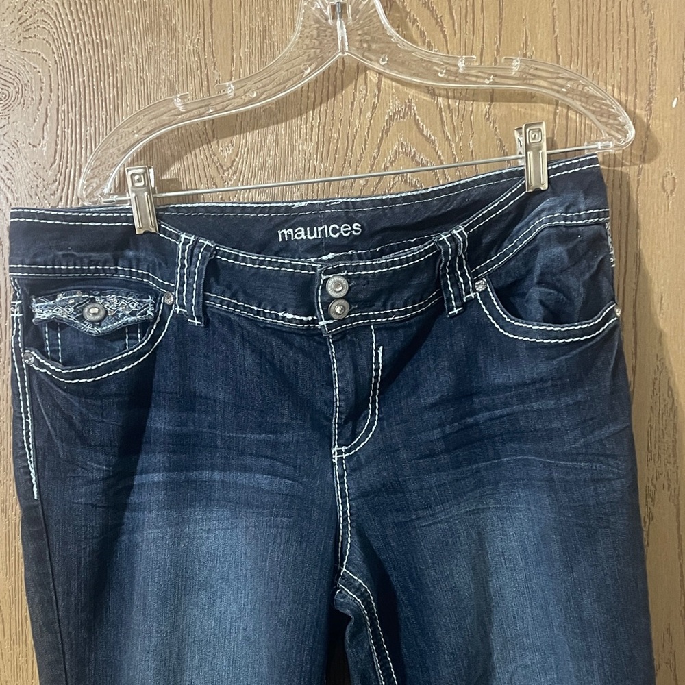 Maurices Women's Deep Indigo Boot Cut Jeans